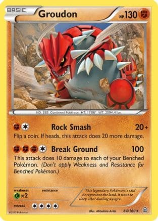 Groudon 084/160 - XY Primal Clash