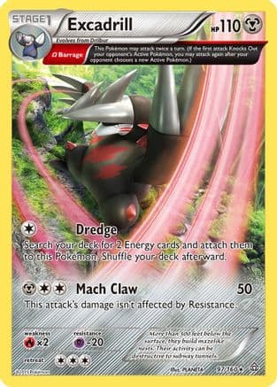 Excadrill (Omega) 097/160 - XY Primal Clash Reverse Holofoil