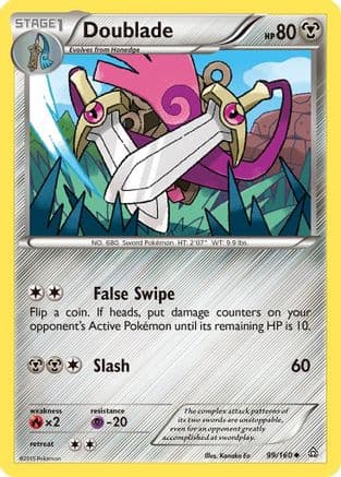 Doublade - Reverse Holofoil XY Primal Clash - Uncommon