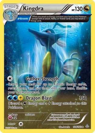 Kingdra (Alpha) 108/160 - XY Primal Clash Reverse Holofoil