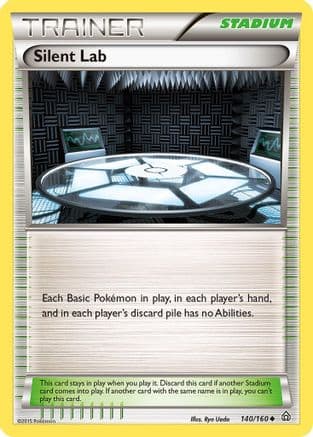 Silent Lab 140 - Reverse Holofoil XY Primal Clash - Uncommon