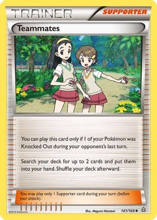 Teammates 141/160 - XY Primal Clash Reverse Holofoil