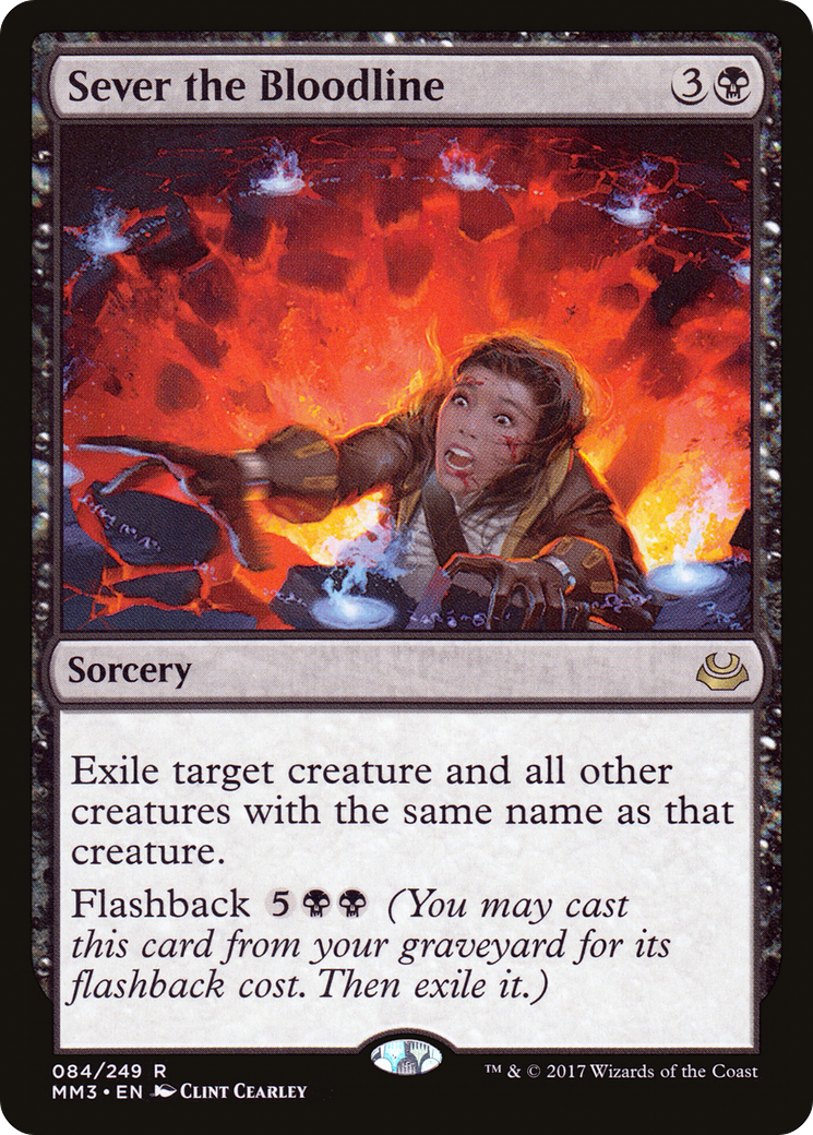 Sever the Bloodline (MM3-084) - Modern Masters 2017 Foil
