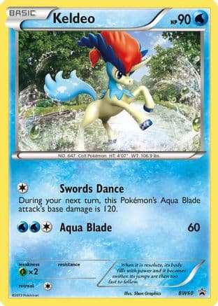 Keldeo BW60 BW60/101 - Black and White Promos