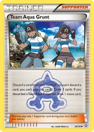 Team Aqua Grunt 026/34 - Double Crisis
