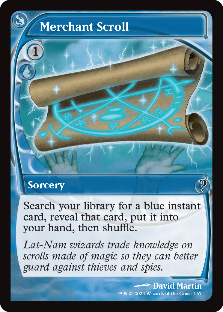 Merchant Scroll (MB2-167) - Mystery Booster 2 Foil