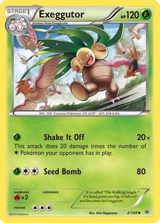 Exeggutor 002/108 - XY Roaring Skies Reverse Holofoil