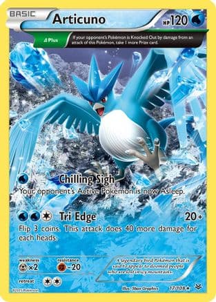 Articuno (Delta) 017/108 - XY Roaring Skies Reverse Holofoil