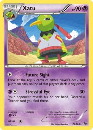 Xatu 29/108 - XY Roaring Skies Reverse Holofoil