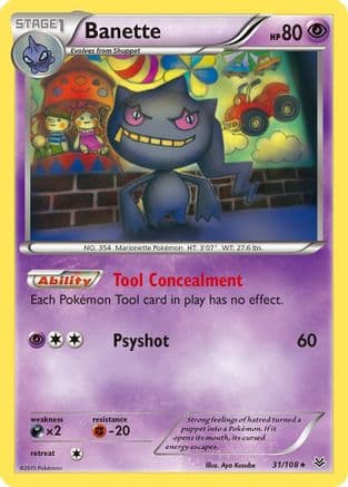 Banette 031/108 - XY Roaring Skies Reverse Holofoil