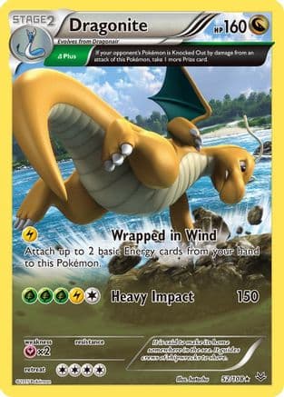 Dragonite (Delta) 052/108 - XY Roaring Skies Reverse Holofoil