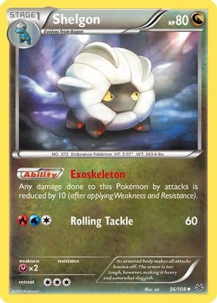 Shelgon 56/108 - XY Roaring Skies Reverse Holofoil