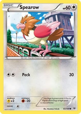 Spearow 065/108 - XY Roaring Skies Reverse Holofoil