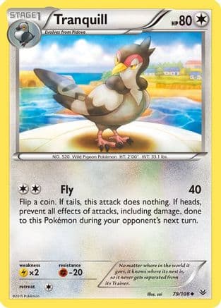 Tranquill 79/108 - XY Roaring Skies Reverse Holofoil