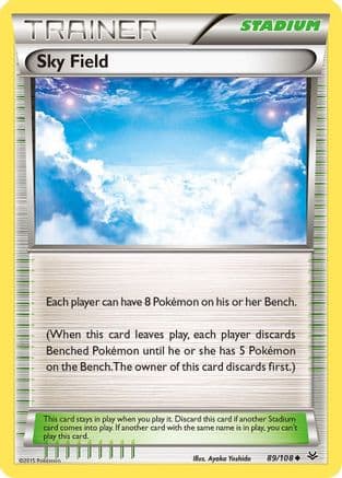 Sky Field 089/108 - XY Roaring Skies Reverse Holofoil