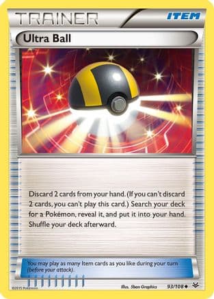 Ultra Ball 093/108 - XY Roaring Skies Reverse Holofoil