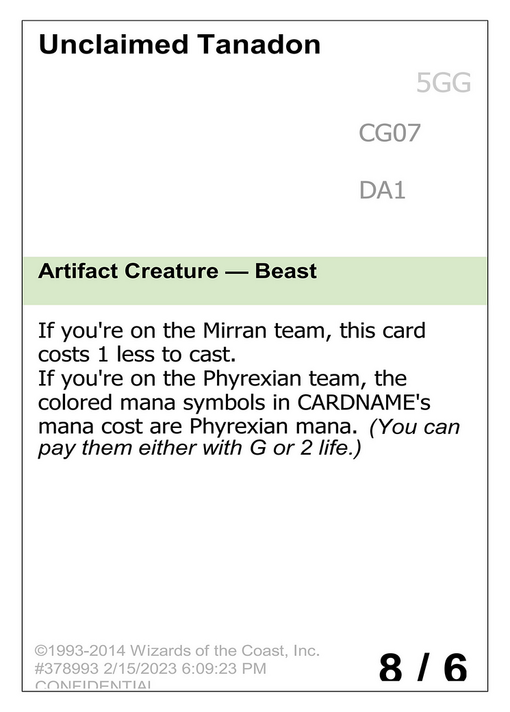 Unclaimed Tanadon (DA1-CG07) - Unknown Event