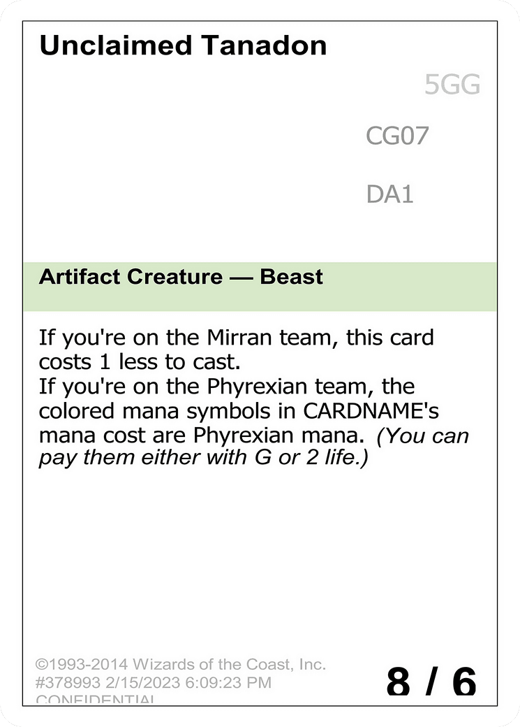 Unclaimed Tanadon (DA1-CG07) - Unknown Event