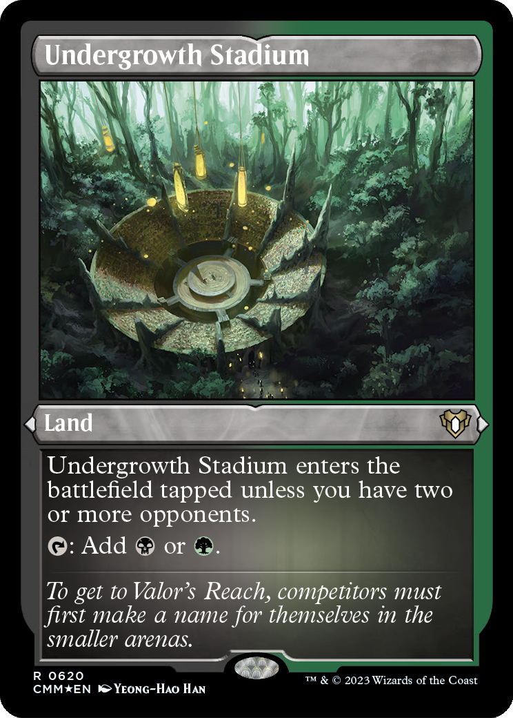 Undergrowth Stadium (CMM-620) - Commander Masters Etched Foil