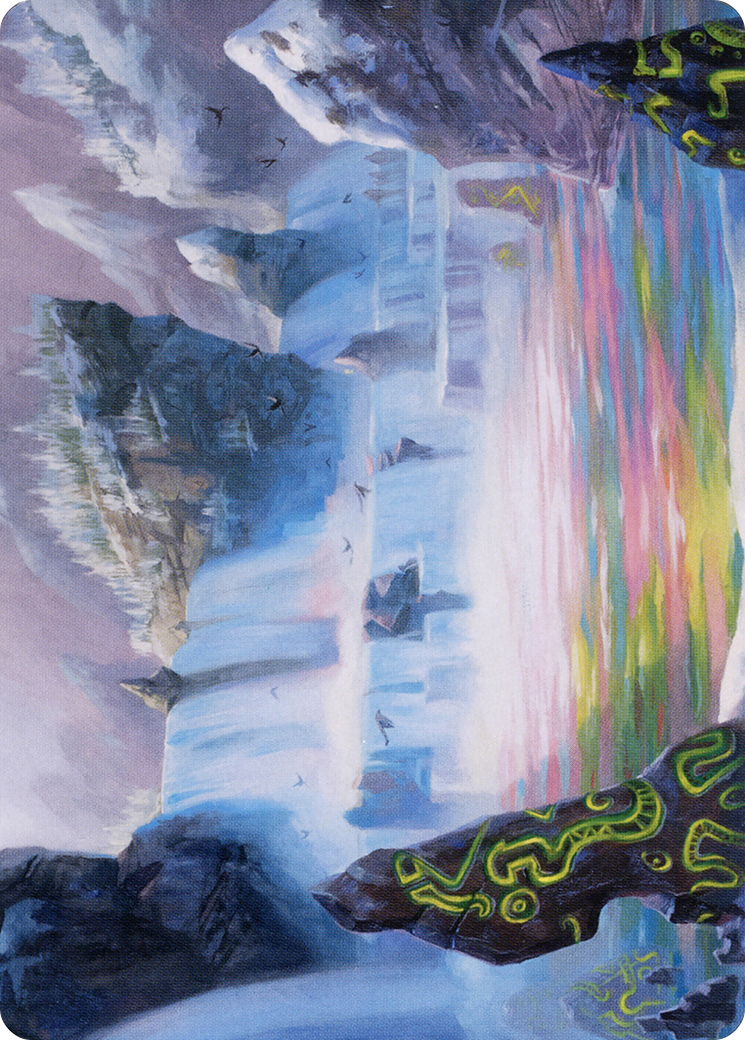 Glittering Frost // Glittering Frost (AKHM-045) - Kaldheim Art Series (Borderless) Foil