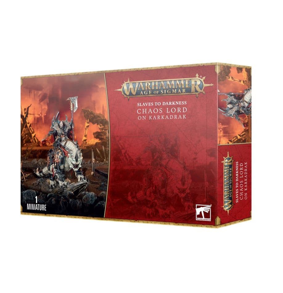 Warhammer: Age of Sigmar | Slaves to Darkness | Chaos Lord on Karkadrak