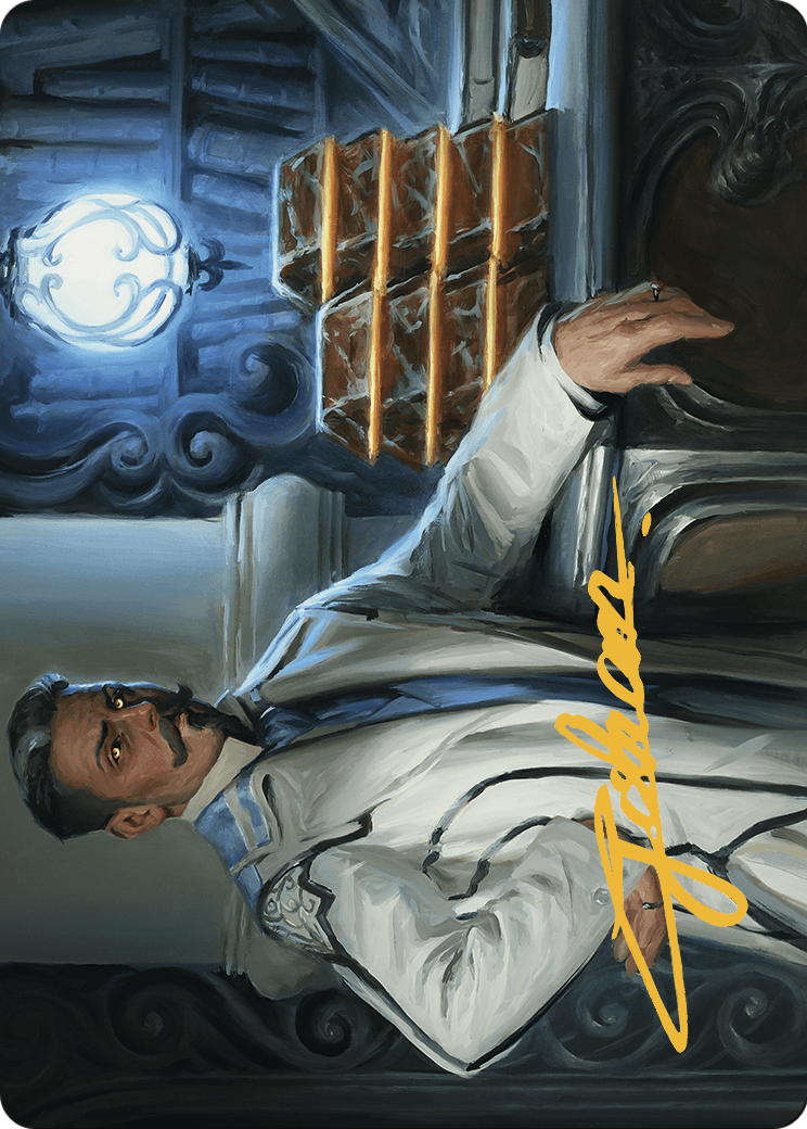 Baron Bertram Graywater // Baron Bertram Graywater (AOTJ-019) - Outlaws of Thunder Junction Art Series (Borderless) Foil