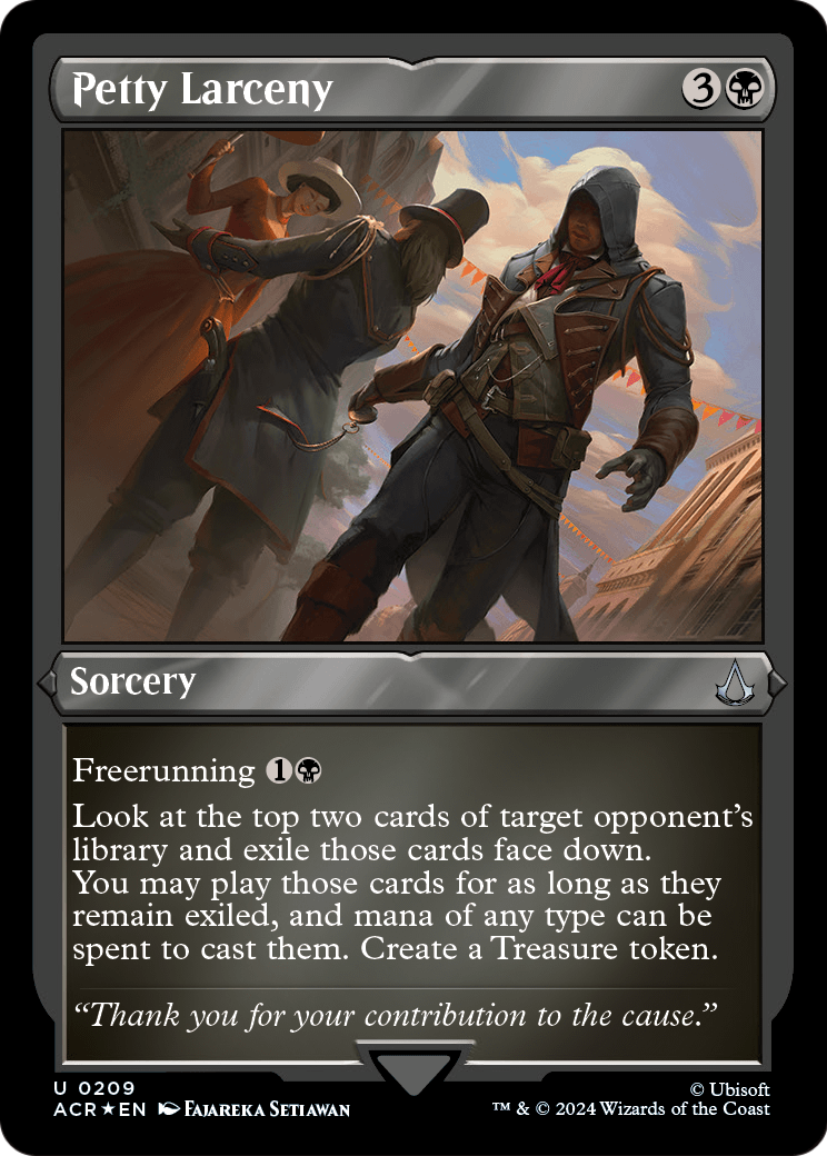 Petty Larceny (ACR-209) - Assassin's Creed Etched Foil