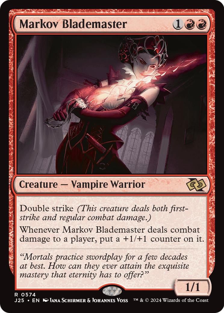 Markov Blademaster (J25-574) - Foundations Jumpstart