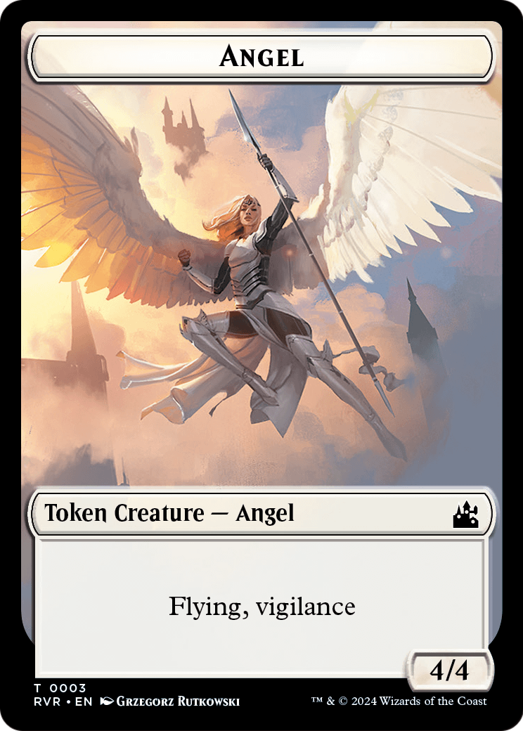 Angel (TRVR-003) - Ravnica Remastered Tokens Foil
