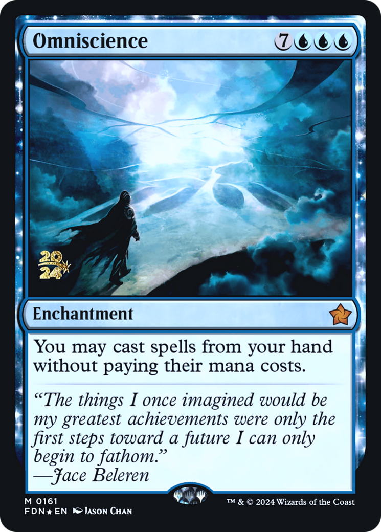 Omniscience (FDN) (-161) - Prerelease Cards Foil