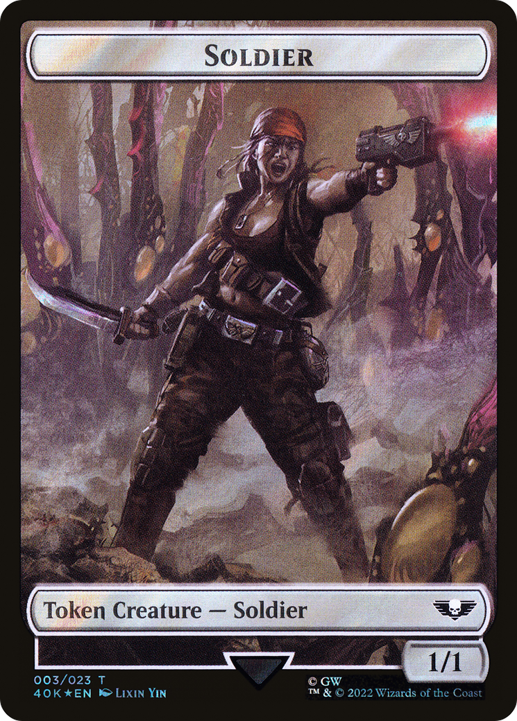 Soldier (T40K-03★) - Warhammer 40,000 Tokens Foil