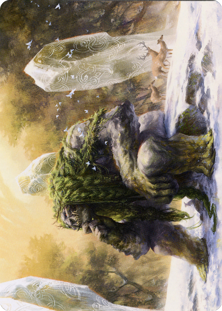 Svella, Ice Shaper // Svella, Ice Shaper (AKHM-066) - Kaldheim Art Series (Borderless)