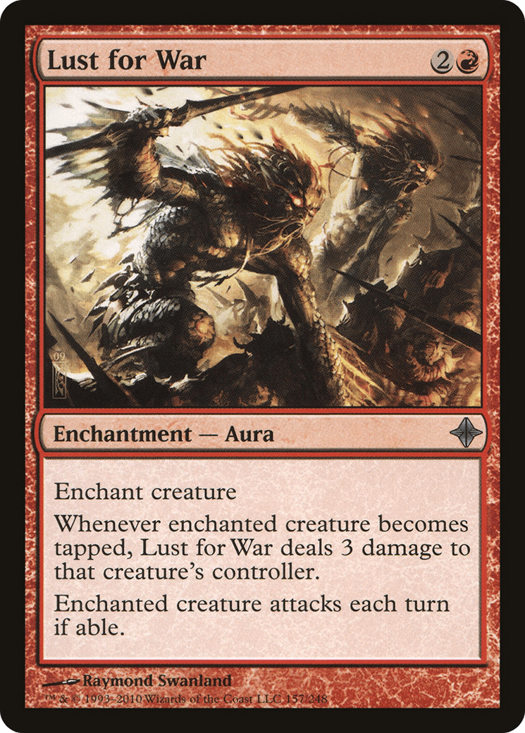 Lust for War (ROE-157) - Rise of the Eldrazi Foil