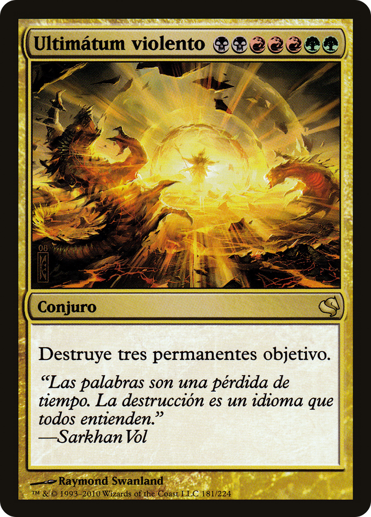 Violent Ultimatum (PS11-181) - Salvat 2011