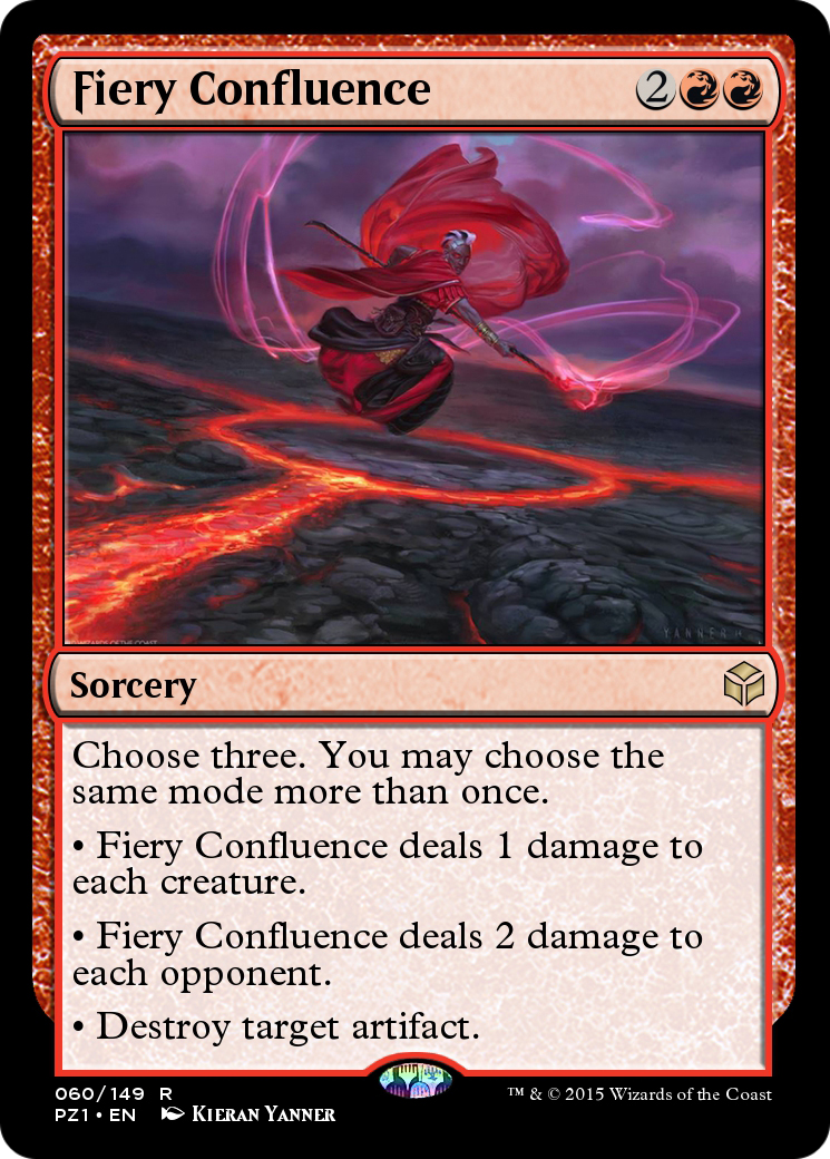 Fiery Confluence (PZ1-060) - Legendary Cube Prize Pack