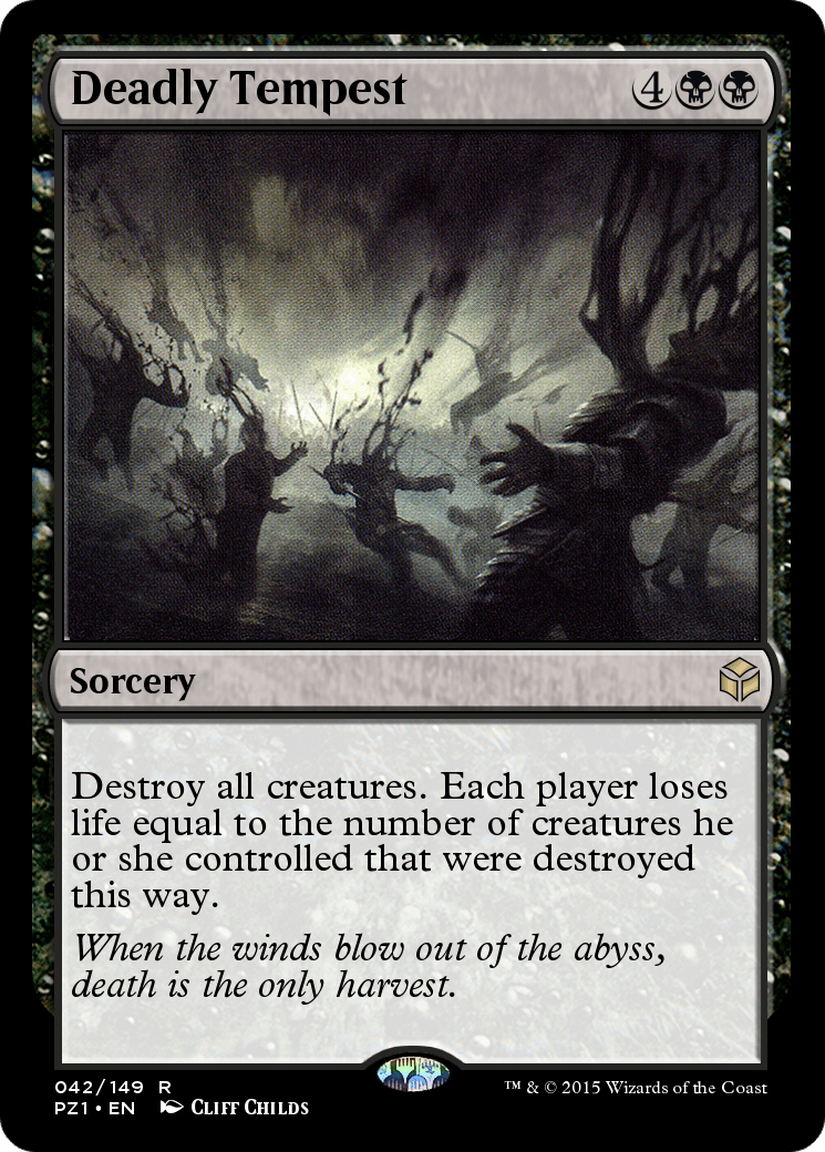 Deadly Tempest (PZ1-042) - Legendary Cube Prize Pack Foil