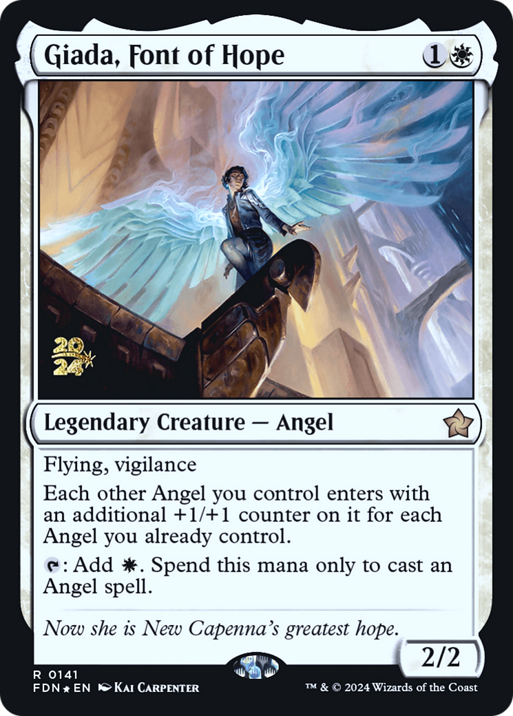 Giada, Font of Hope (FDN) (-141) - Prerelease Cards