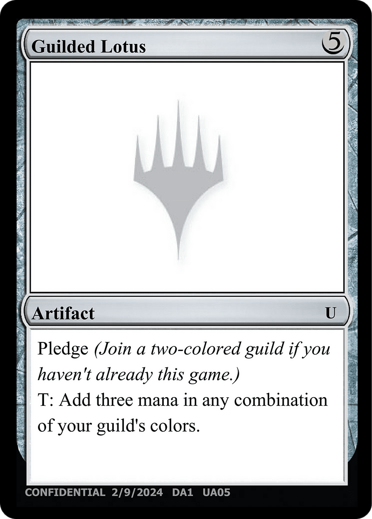 Guilded Lotus (DA1-UA05B) - Unknown Event
