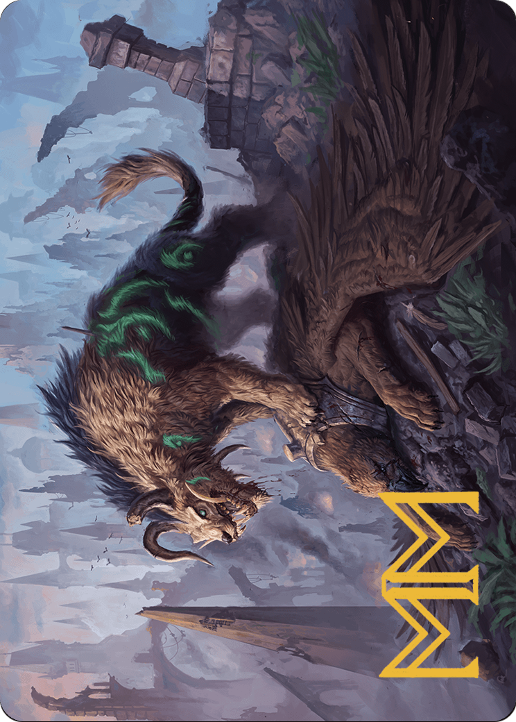 Axebane Ferox // Axebane Ferox (AMKM-013) - Murders at Karlov Manor Art Series (Borderless) Foil