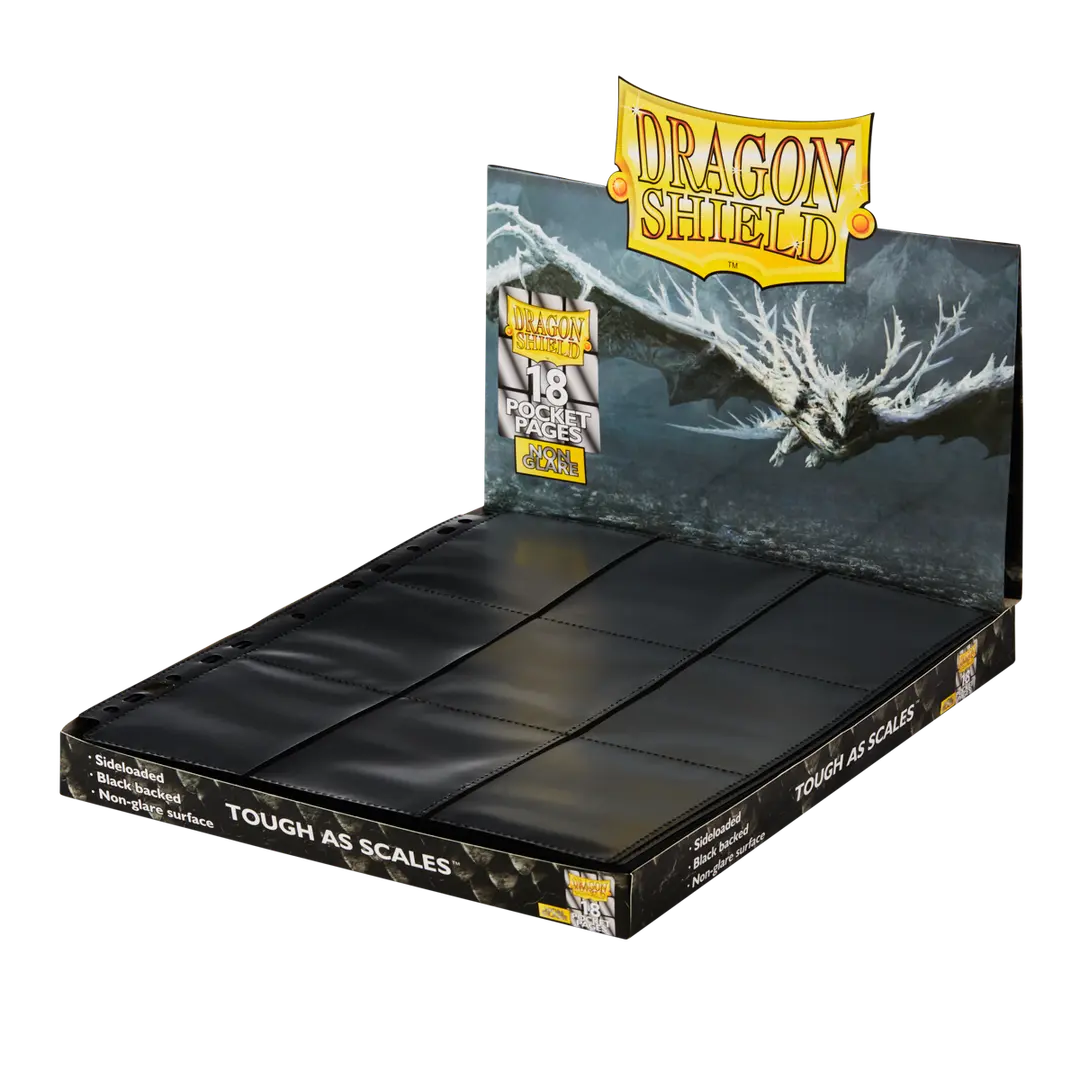 Dragon Shield | 18-Pocket | Double Sided Vertical Pages (Non-Glare)
