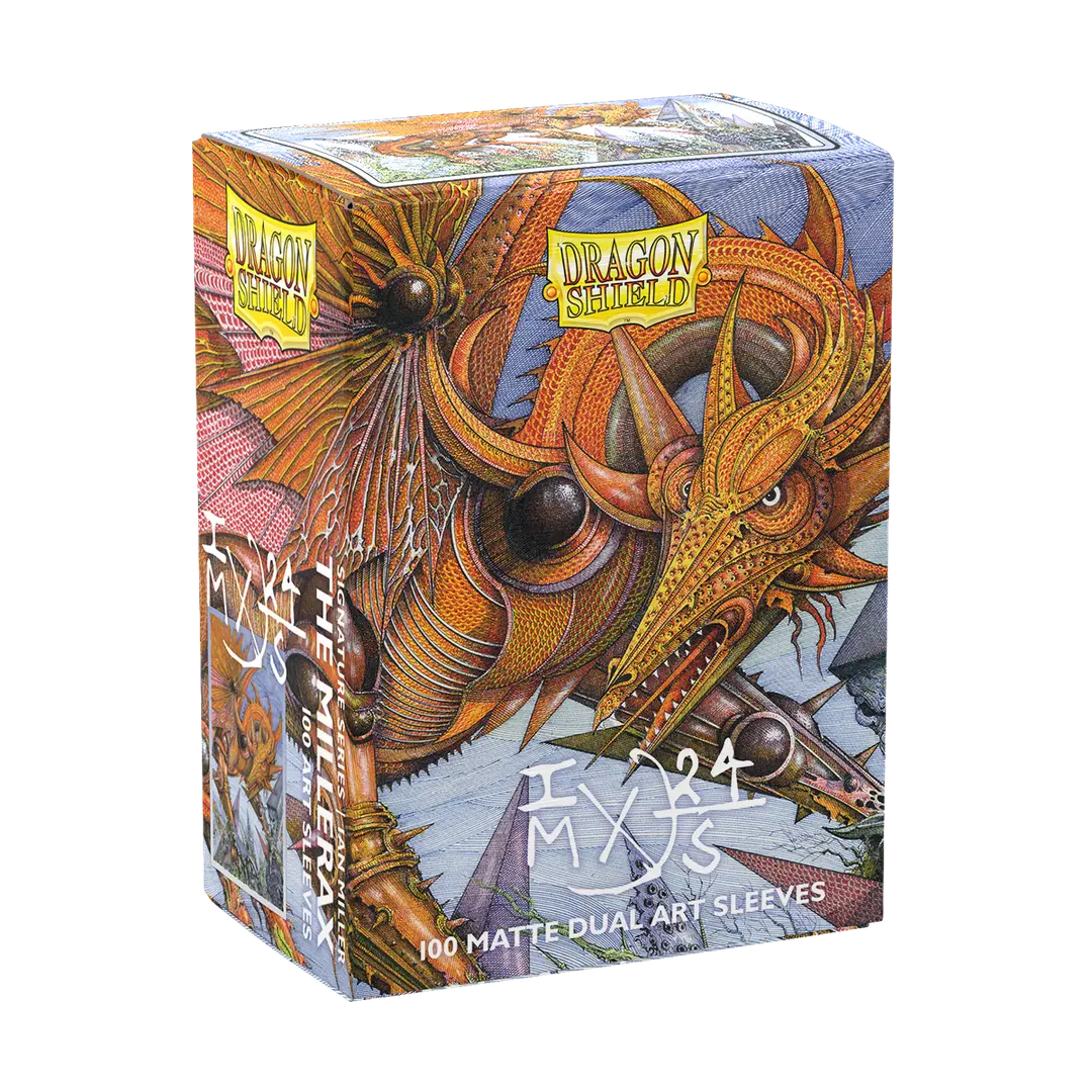 Dragon Shield | Standard Size Sleeves | 100ct | Signature Series | The Millerax (Art Dual Matte)