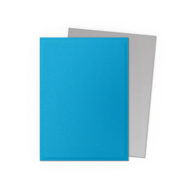 Dragon Shield | Standard Size Sleeves | 100ct | Sky Blue & Silver (Dual Matte)