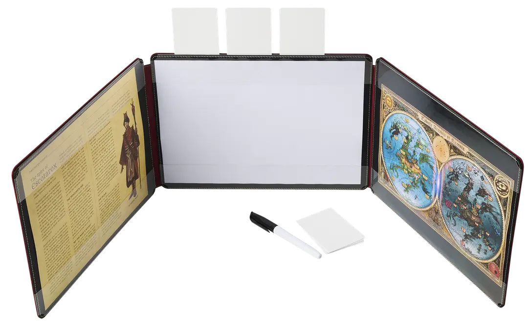 Dragon Shield | Game Master Screen | Blood Red