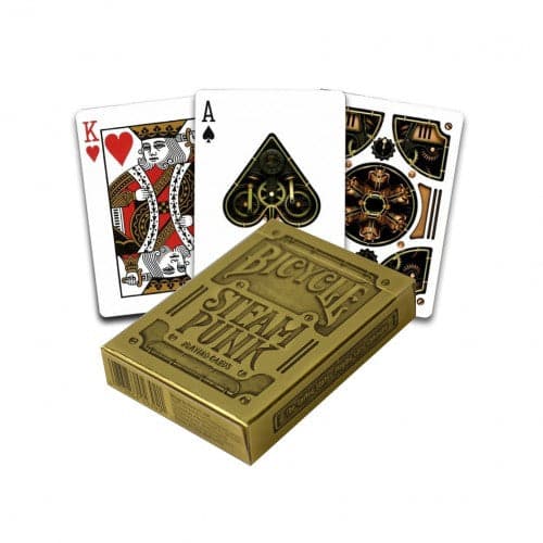 Bicycle Playing Cards | Steampunk: Gold