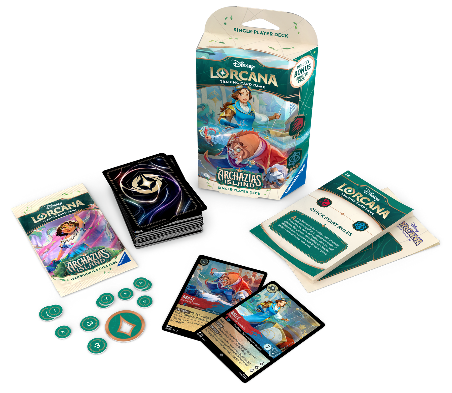 Disney Lorcana | Archazia's Island | Starter Deck - Ruby & Sapphire