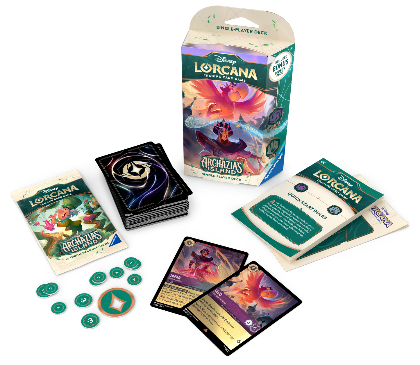 Disney Lorcana | Archazia's Island | Starter Deck - Amethyst & Steel