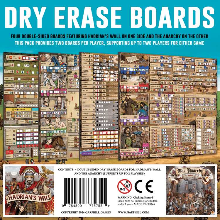The Anarchy / Hadrian's Wall | Dry Erase Boards Upgrade