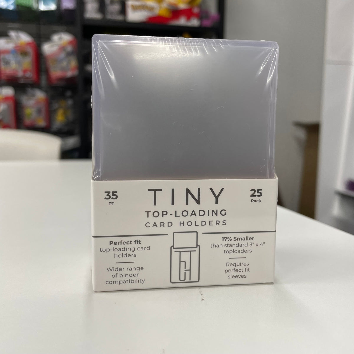 Tiny Top-Loading Card Holders - 35pt (Pack of 25)
