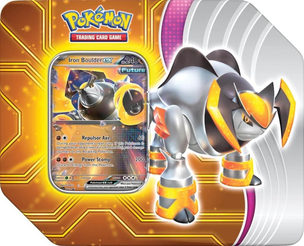 POKÉMON TCG | Paradox Destinies Tin | Iron Boulder ex