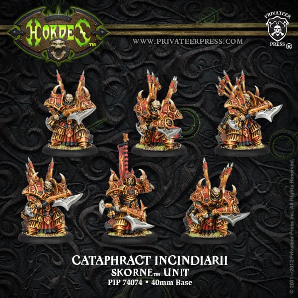 Hordes | Skorne | Cataphract Incindiarii Unit (Box)